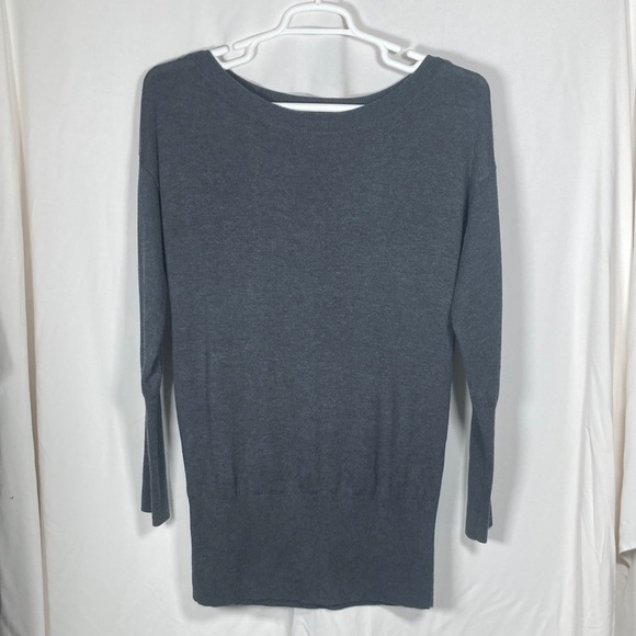 White House Black Market Sweaters - Cashmere Blend White House Black Market Dark Gray Crew Neck Sweater Sz L Cozy